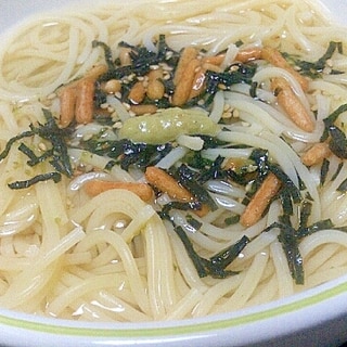 超簡単☆あつ旨お茶漬けパスタ